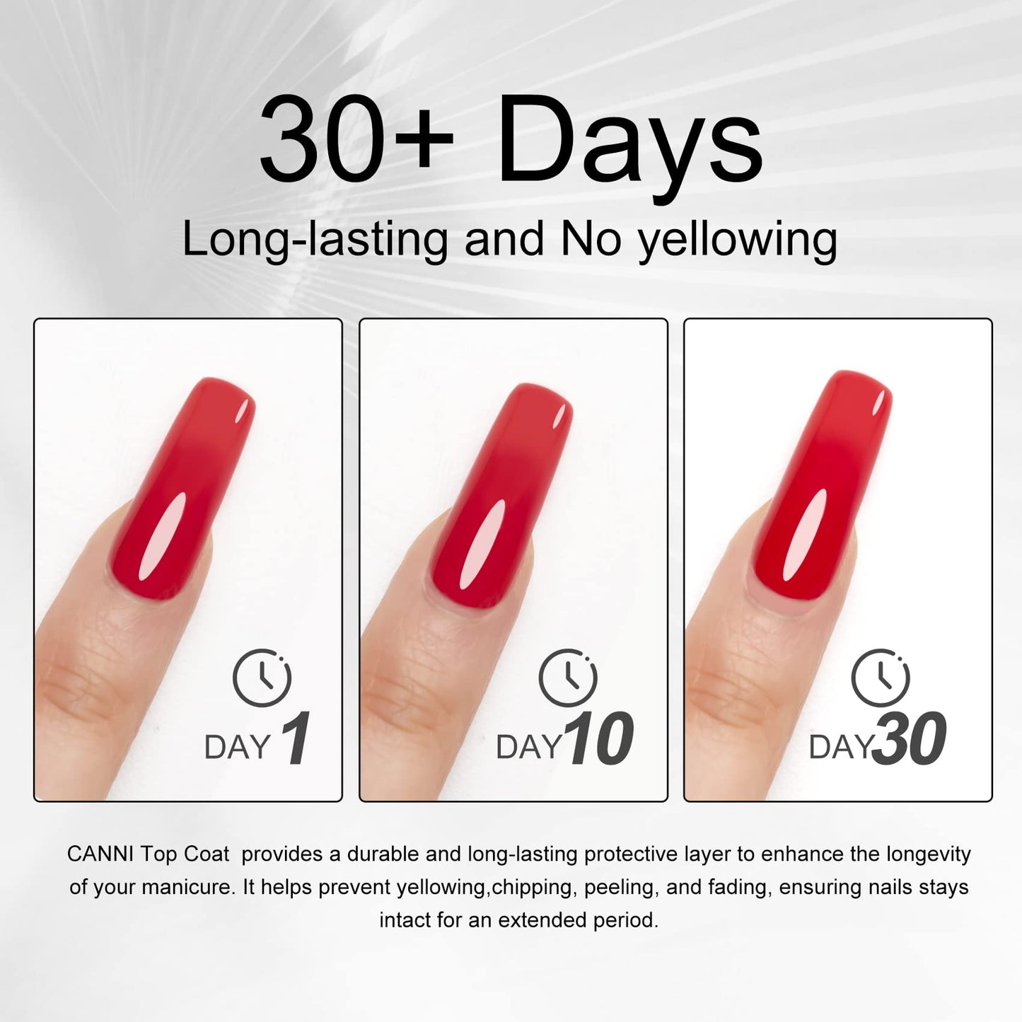 VENALISA 2 Pcs No Wipe Tempered Gel Top Coat and Base Coat Set Gel Nail Polish, Nail Gel Polish Nail Art Starter Manicure Salon DIY at Home