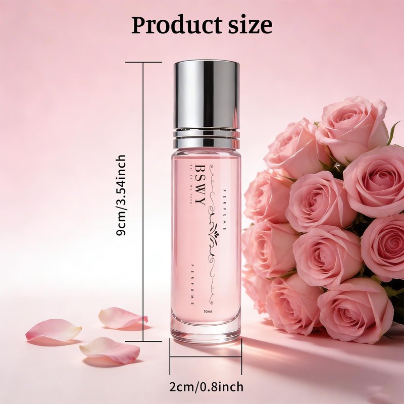 BSWY Pheromone Perfume for Women, 0.34 fl oz/10ml Long Lasting Pheromones Oil for Women to Attract Men, Venom scents Phero Perfume for Women Infused Fragrance Roll On, Travel Size
