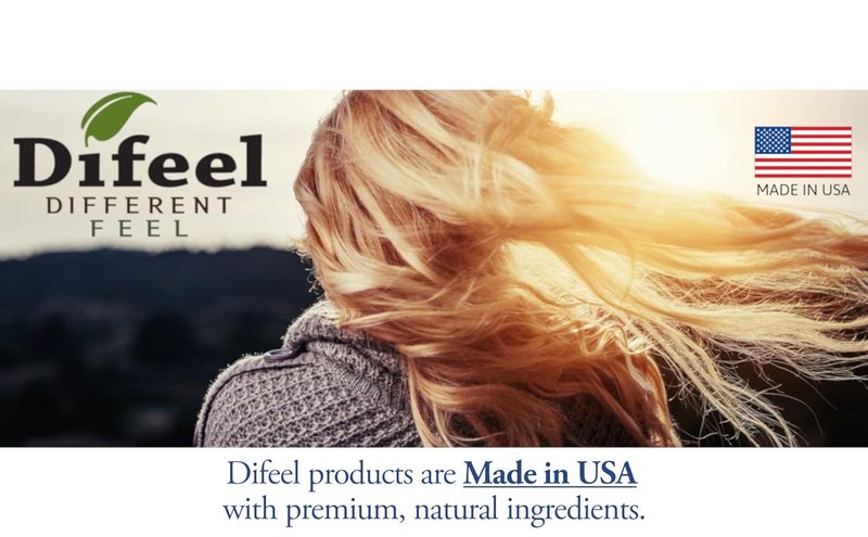 Difeel Pomegranate & Manuka Honey Shampoo - Sulfate-Free Formula for Strengthening & Moisturizing 33.8 oz