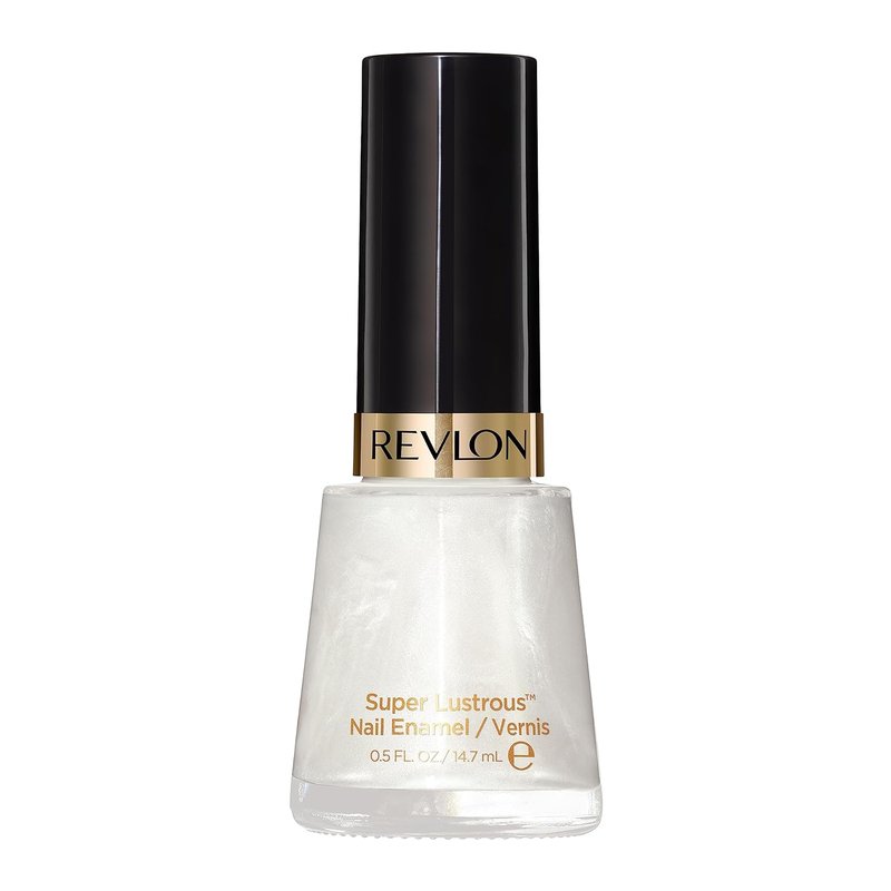 Revlon Super Lustrous Nail Polish - Chip-Resistant, Longwear, High Shine | 020 Pure Pearl, 0.5 fl oz