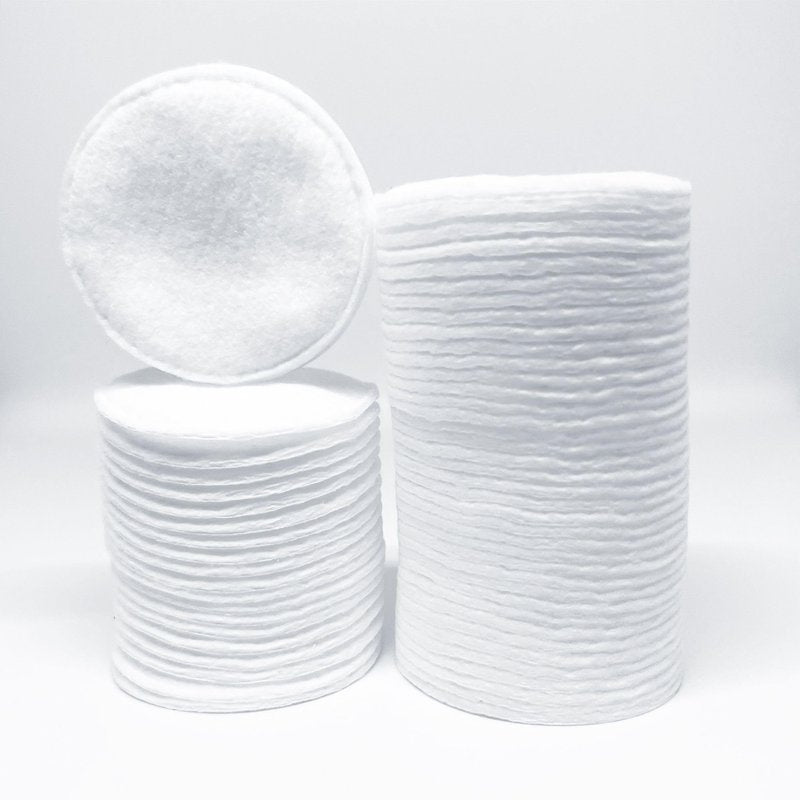 Orgametics Cotton Rounds, 100% Natural Turkish Cotton Premium Makeup Remover and Facial Cleansing Round Pads, Lint Free, Hypoallergenic and Ultra Soft, Luxury Quality (200 Count-Pack of 2)