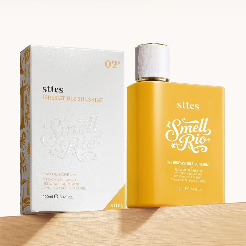 Irresistible Sunshine Perfume for Women - Pistachio, Vanilla & Salted Caramel Eau de Parfum 100ml | Sweet Gourmand Fragrance