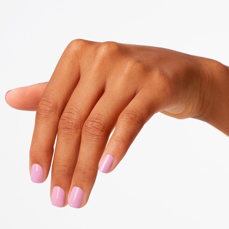 OPI GelColor Lucky Lucky Lavender | Opaque Pastel Lilac-Rose Pink Crème LED Cure Gel Nail Polish | Salon-Quality Shine, Long-Lasting Wear | 0.5 Fl Oz