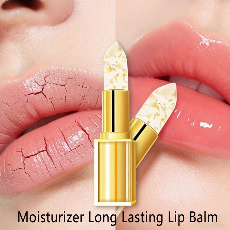 kdlgjdv Areliaa Lipstick, Long Lasting 24 Hours Moisturizing Glossy Shine Lip Gloss, Transferproof Color Changing Lip Stick, Clear Lipstick That Changes Color with Ph for Women (1)