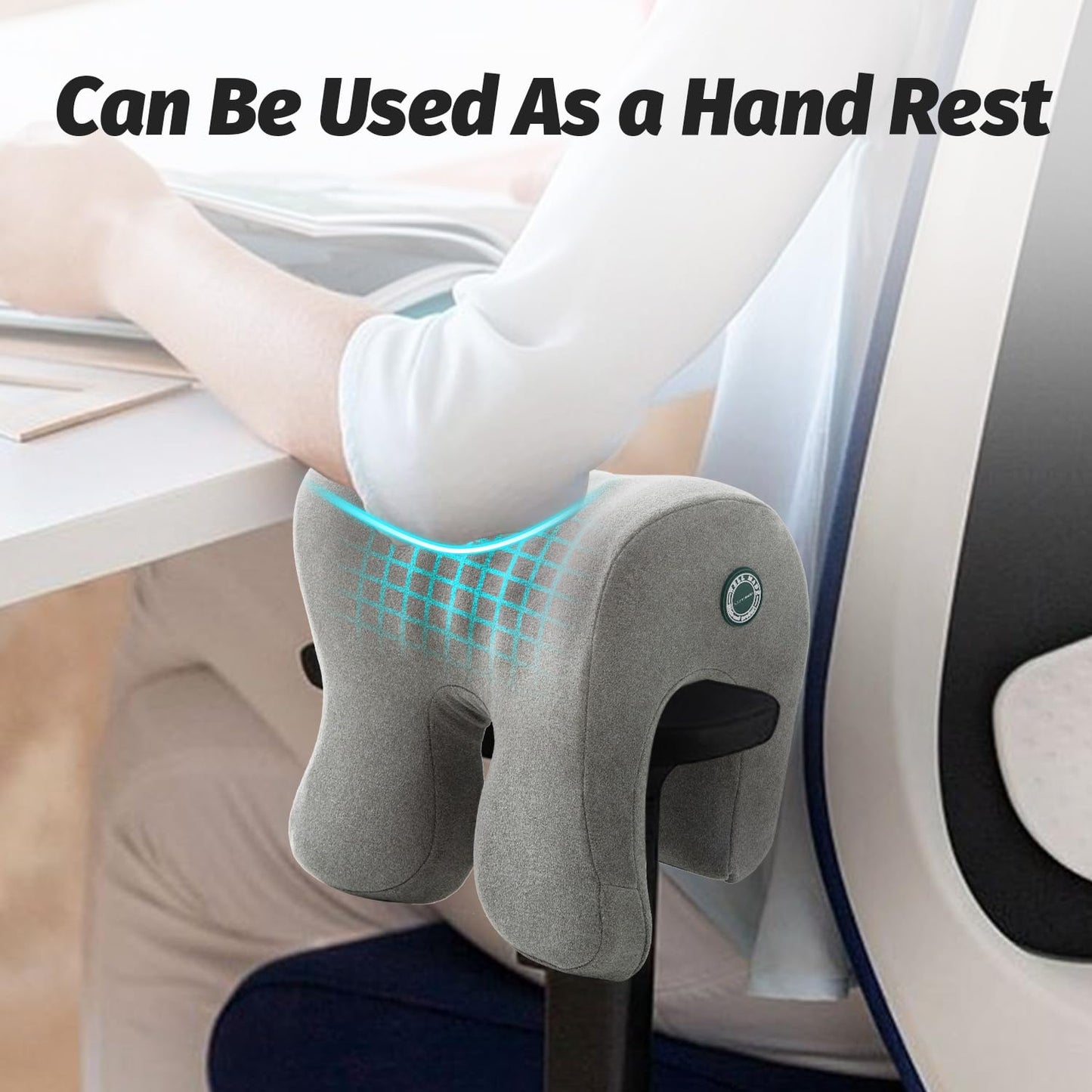 xiaomubiao Headrest Office Chair Neck Pillow Ergonomic Memory Foam Desk Pillow for Napping - Multifunctional Comfort for Adult Workstations,Neck Support Pillow Chair for Car, Office, Gaming