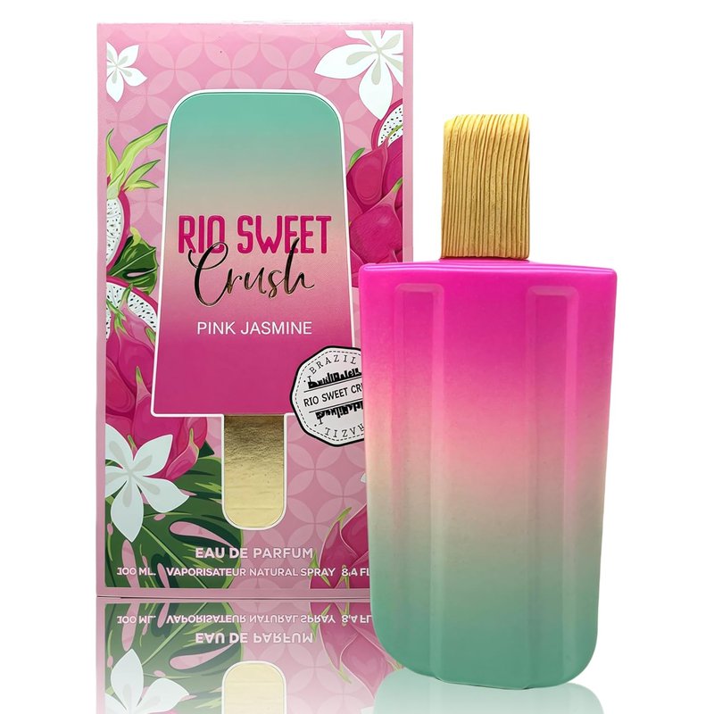 Rio Sweet Crush Women's Perfume - Pink Jasmine Eau De Parfum | Long-Lasting 3.4 Fl Oz Elegant Bottle