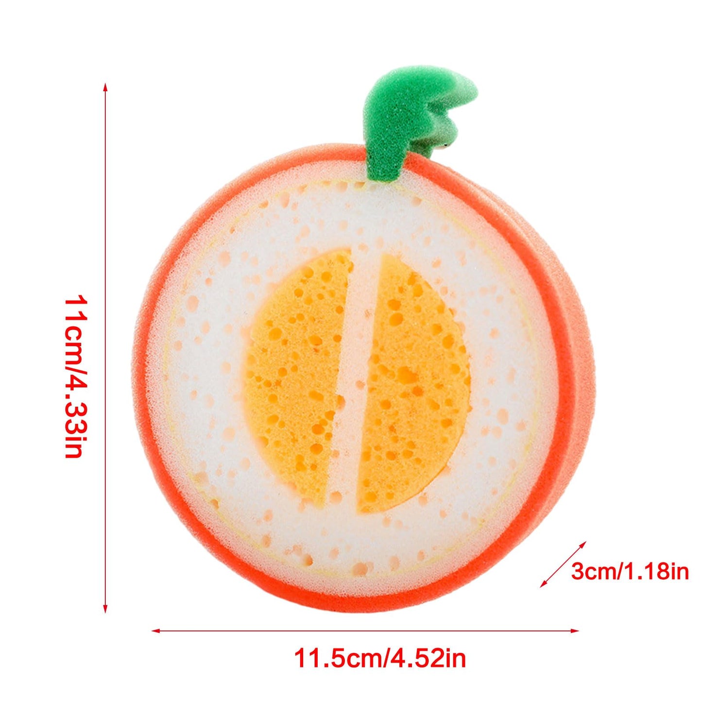 Fruit Shaped Soft Bath Sponge Exfoliate Dead Skin Removal Tool For Adults Children Bathroom