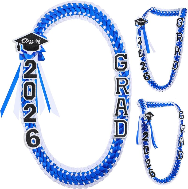 Graduation Leis for Class of 2026 - Handmade Double Braided Money Lei Necklace | Perfect Graduation Gift