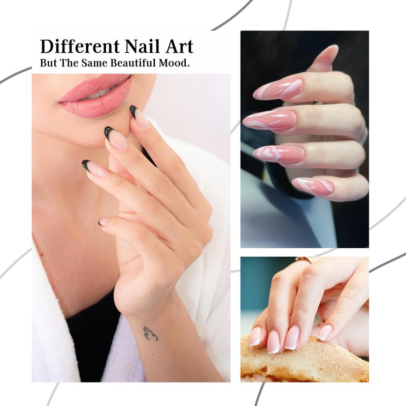 Creaglam Women Builder Gel for Nails: 2Pcs 7 in 1 Clear Builder Nail Gel Set for Fast Nail Art Set DIY Home Manicure - 15ml Extension Strengthener for Nails Art Design