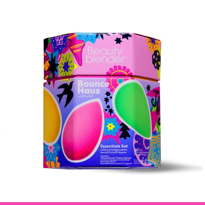 Beautyblender Bouncehaus Essentials Set | 3-Piece Latex-Free Makeup Sponge Set for Flawless Airbrush Finish