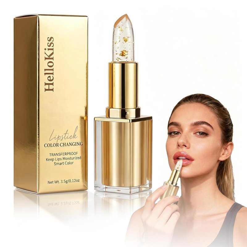 Areliaa Lipstick, pH Adjusting Lipstick for Mature Women, Transferproof Clear Lip Gloss, Clear lip stick That Changes Color, Long Lasting 24 Hours Moisturizing, Suitable for All Skin Tones (1 Pcs)
