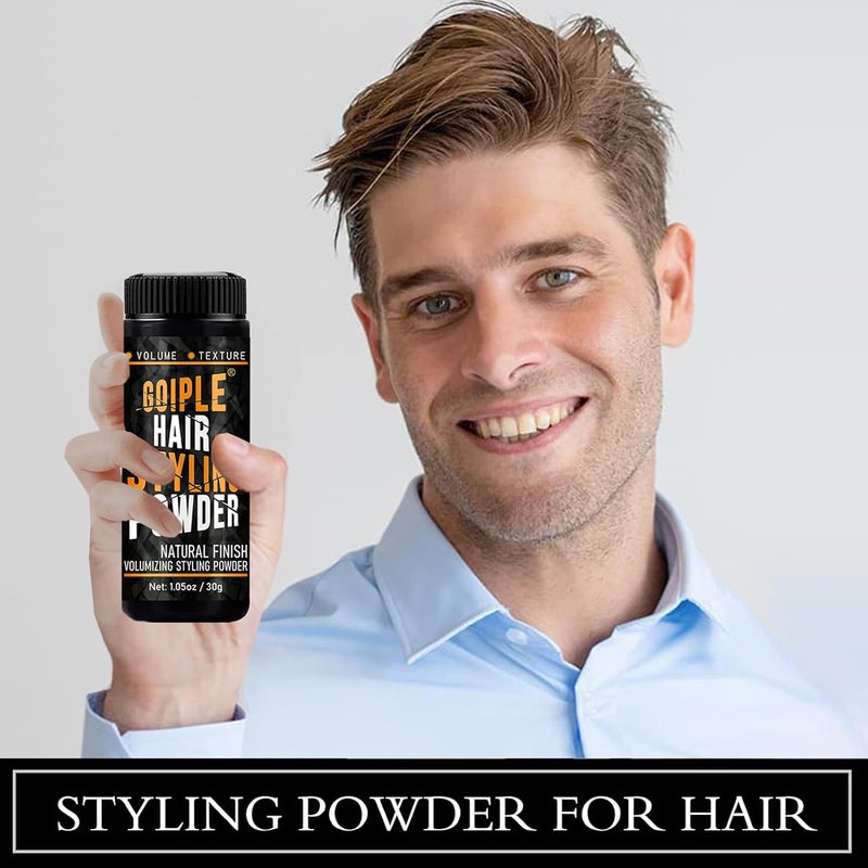 Goiple Hair Styling Powder - 3PCS Natural Look Volumizing & Texturizing 1.05oz | Flexible Hold, Easy Application