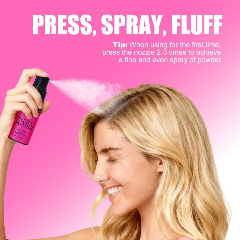 adpepful Hair Fluffy Powder, Instantly Volume & Lift, Lightweight & Strong Hold for Thin Hair, Hair Styling Texture Powder Spray for Women, No Residue, 12g