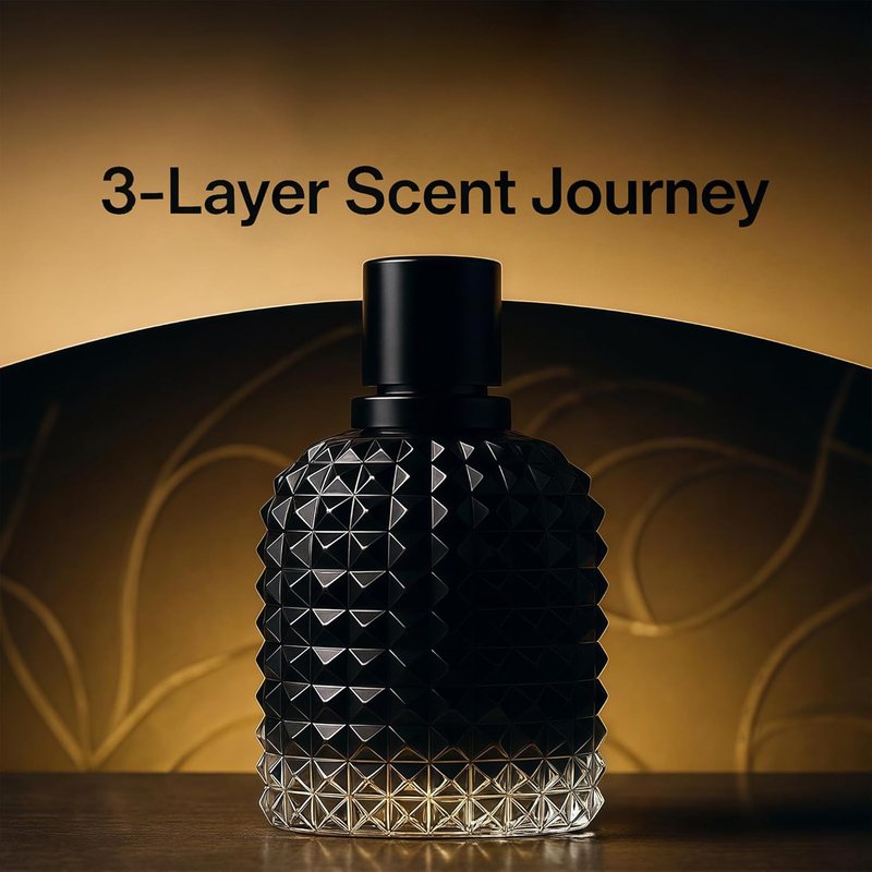 A CENTER Men's Cologne Gift Set - 4 Variety Pack Eau De Parfum | Long-Lasting Bitter Orange & Bergamot, 3.4 Fl Oz Each