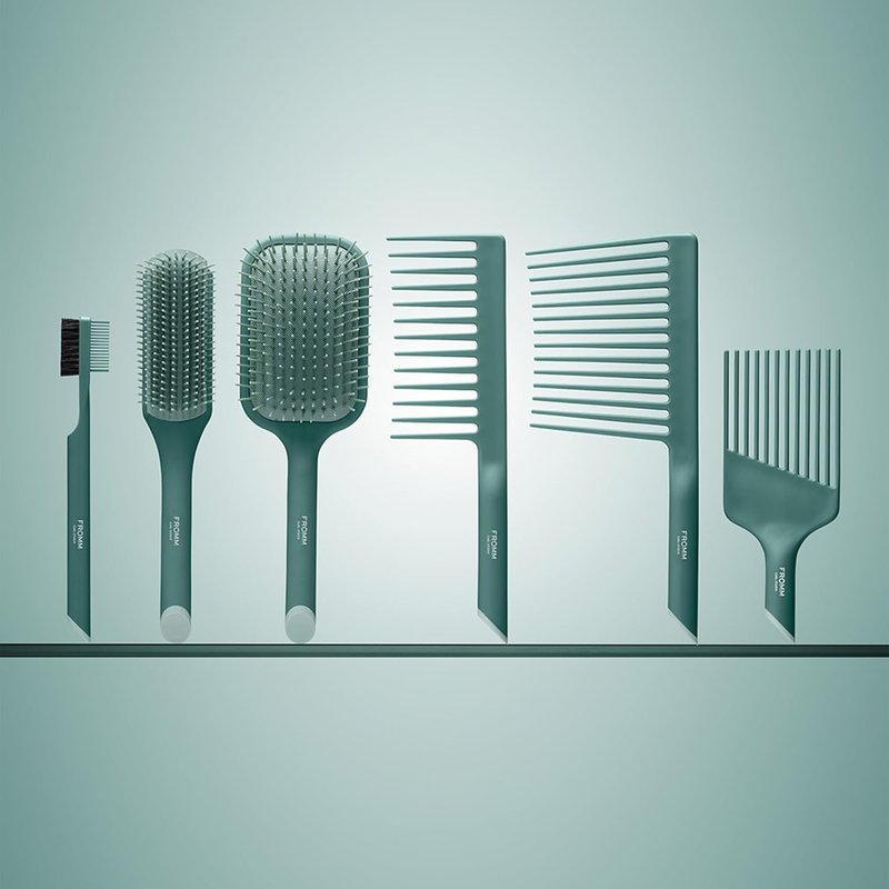 Fromm Professional Curl Studio 9" Edge Brush - Tame, Style, and Smooth Baby Hairs Effortlessly