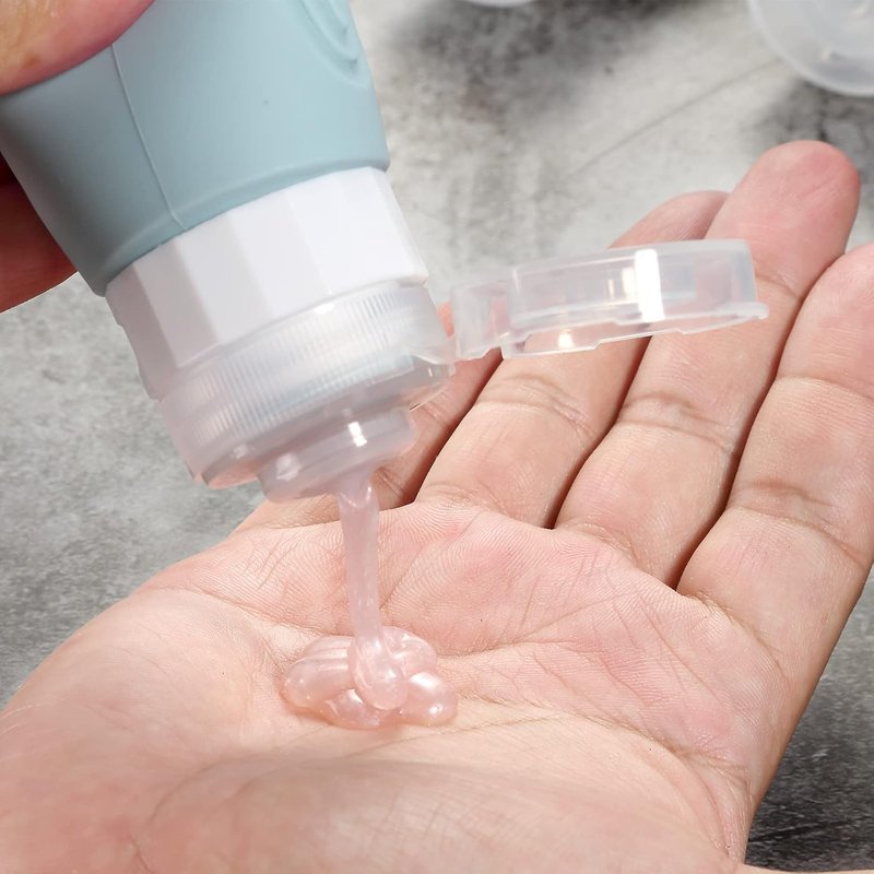 Mrsdry 13pcs Set Travel Bottles with Covers, Leak Locks Travel Accessories for Shampoo, Conditioner, Wash, Body