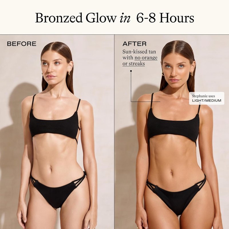 Everyday Humans Sun Bronzed Gradual Self Tanning Lotion - Moisturizing & Firming 6.8 fl. oz | Streak-Free Formula with Peptides, Vetiver & Santal