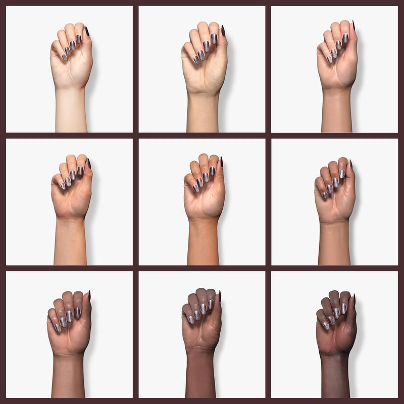 Beetles Brown Glitter Gel Nail Polish - Chocolate Brown Soak Off 15ml | Perfect for DIY Nail Art & Manicure