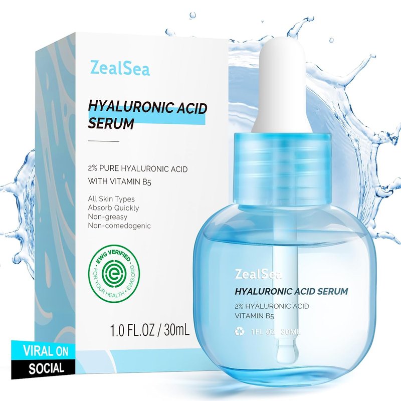 Hyaluronic Acid Serum - Hydrating Microneedling Formula for Sensitive Skin | Vegan, Fragrance-Free, 1 Oz