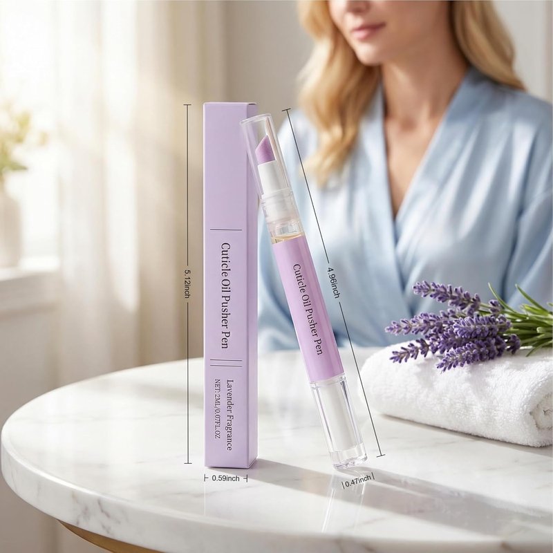 Skiennix 4-in-1 Cuticle Oil Pusher Pen - Moisturize & Strengthen Dry Nails | 2-Pack Applicator Set