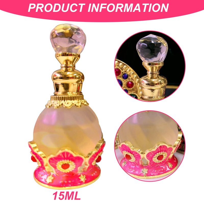 NewGtuizi Arabic Perfume Oil, 15ml Long Lasting Fragrance Dubai Perfume with Luxurious Bottle for Women Girls, Dubai for Women