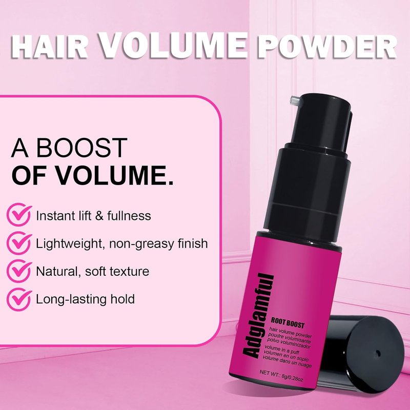 Hair Styling Powder - Lightweight Texture & Volume Powder for Women | Strong Hold, Invisible Effect, 8g