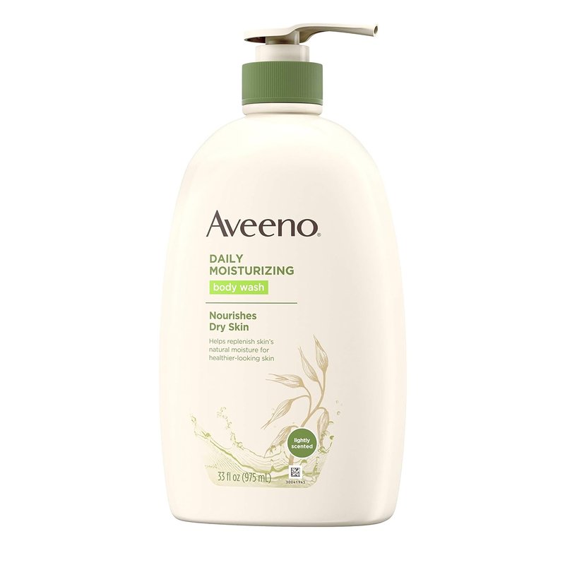 Aveeno Daily Moisturizing Body Wash - Soothing Oat Creamy Gel, Soap-Free & Dye-Free | 33 fl. oz