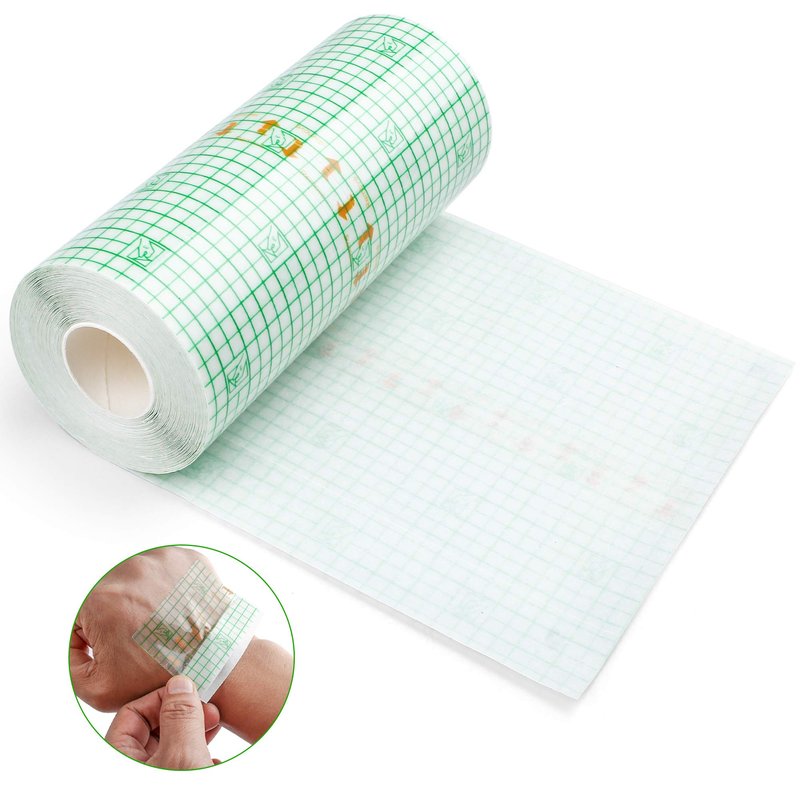 LotFancy Tattoo Aftercare Bandage, 6" x 8.8 Yards Roll, Clear Waterproof Transparent Film Dressing, Hypoallergenic Protective Adhesive Tattoo Wrap, Tattoo Recovery Film for Faster Skin Healing