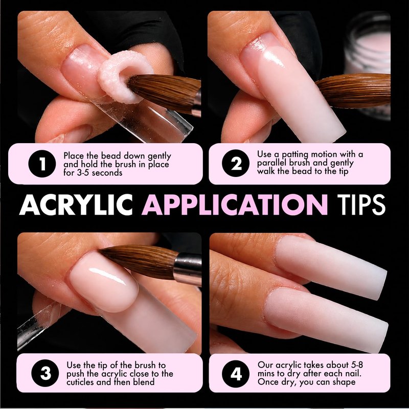 MakarttPro Kolinsky Acrylic Nail Brush Size 12 – 100% Pure Kolinsky Hair for Acrylic Application, Bigger Bead Control, Anti-Clogging, Acetone Resistant Handle