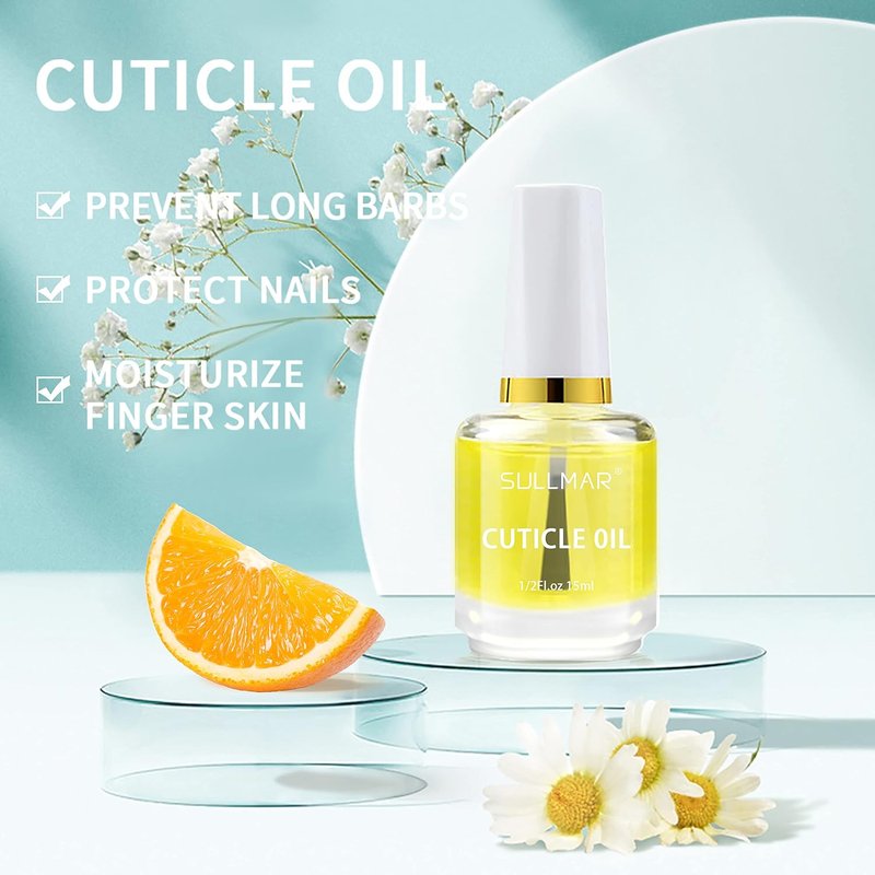 Nail Hardener & Strengthener - 4-in-1 Calcium Primer for Thin Nails | Repair Kit with Cuticle Oil & Remover