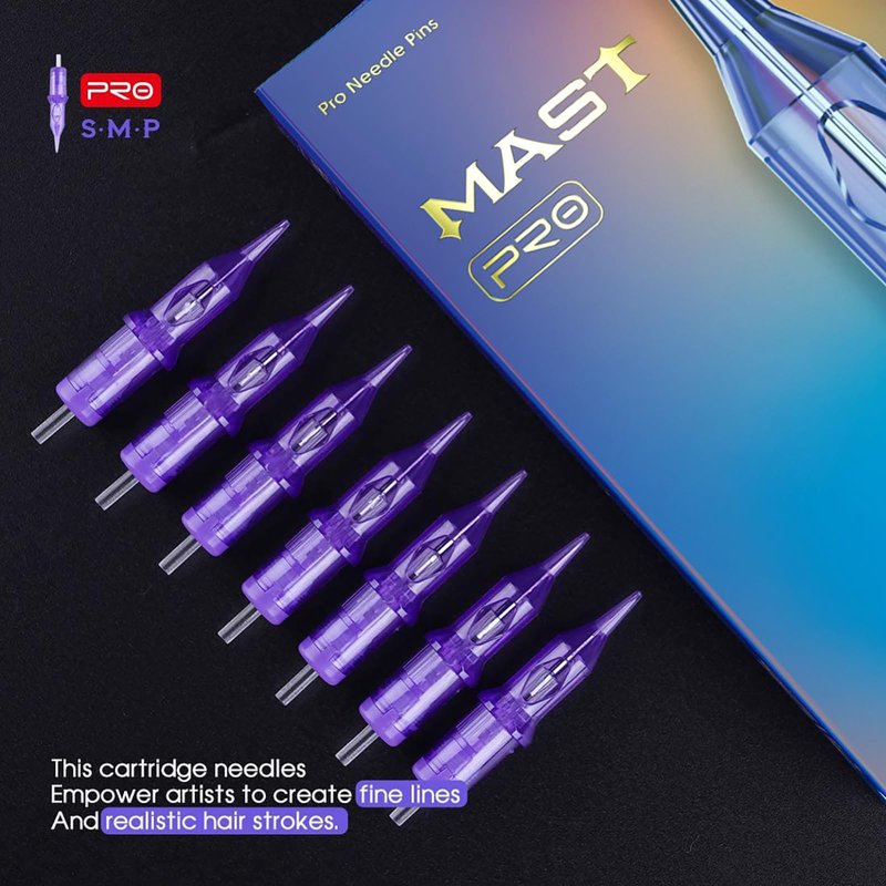 Mast Pro Tattoo Cartridges 20Pcs Disposable Needles Curved Magnum 1005RM