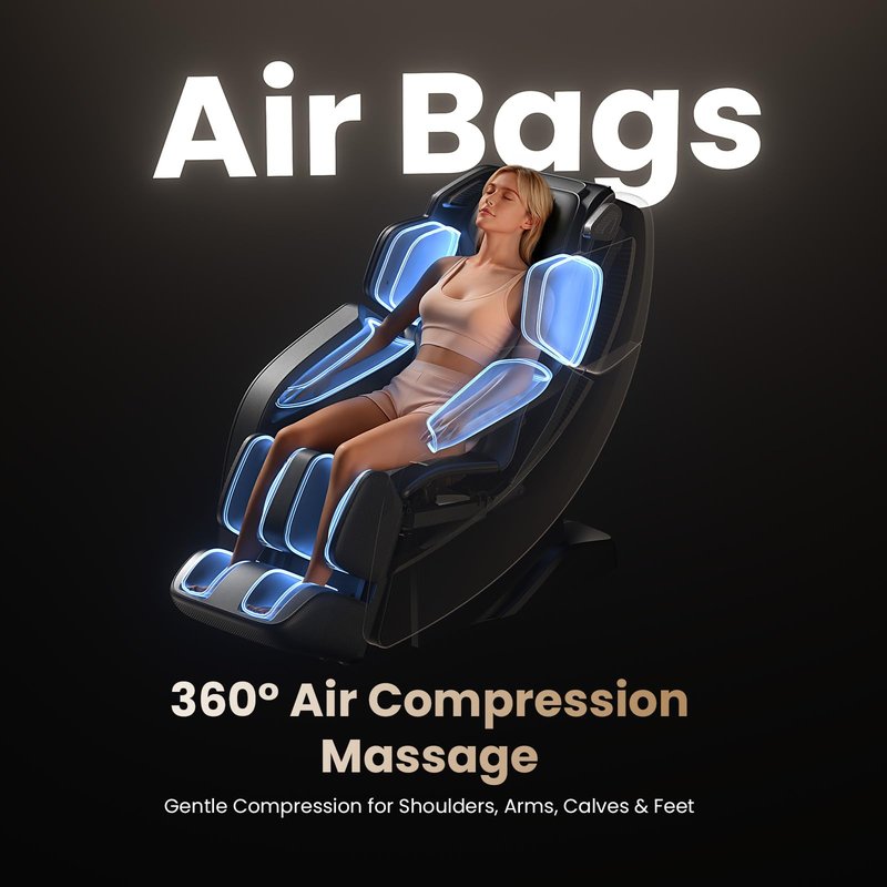 BOB AND BRAD Father's Day Dad Gift iMaster Pro 4D Full Body Massage Chair, Co-Developed with Physical Therapists, 166° Zero Gravity SL-Track Recliner, Voice Control, Heat, Deep Tissue&Auto-Extend Calf