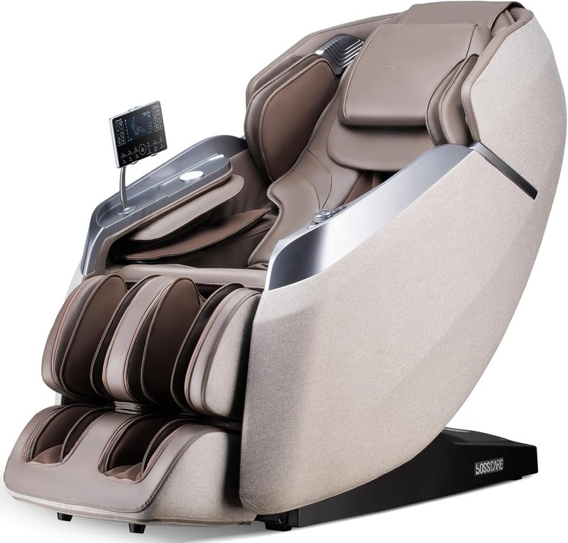 Skiennix 2026 4D Massage Chair - Full Body Shiatsu Recliner with AI Control & Heat System | Brown