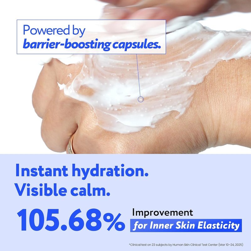 Skiennix Coconut Hydro Barrier Cream - Soothing Moisturizer with Panthenol & Ceramide | Non-Greasy, Fragrance-Free (80ml / 2.7 fl oz)