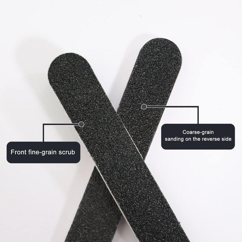 Nail Buffer Set - 52 Double-Sided 100/180 Grit Files for Home & Salon Use | RedFlow
