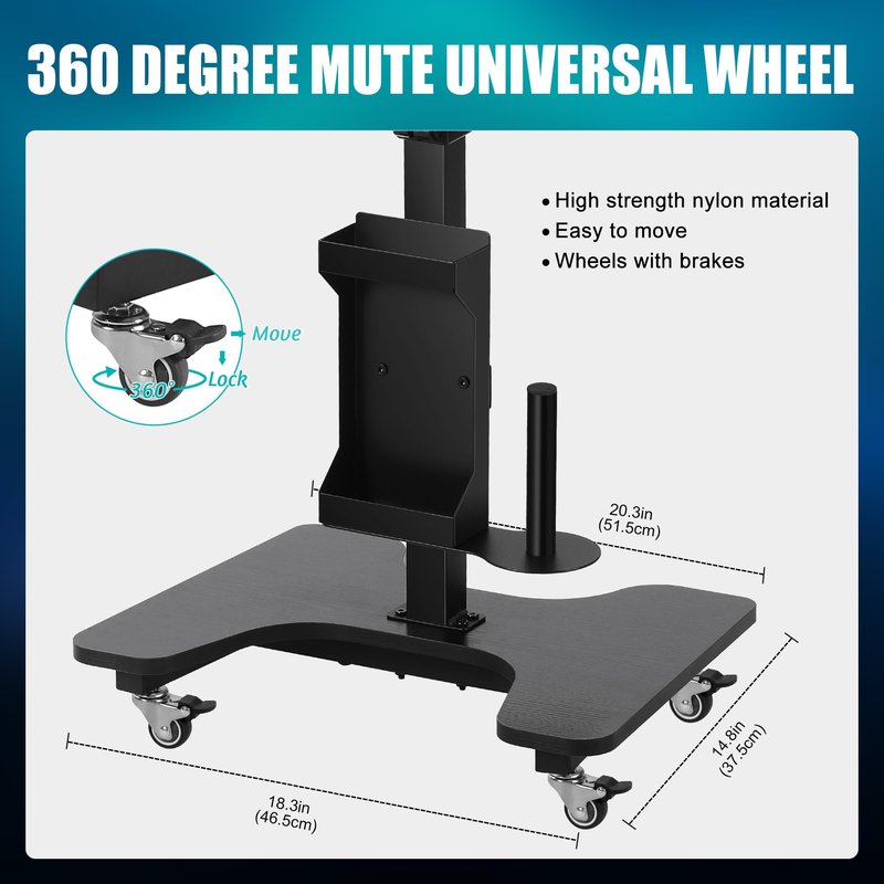 Poarmeey Tattoo Tray on Wheels Tattoo Cart with Rolling Tray Tattoo Table Station Adjustable Height and Multifunctional Storage for Tattoo Artist Studio