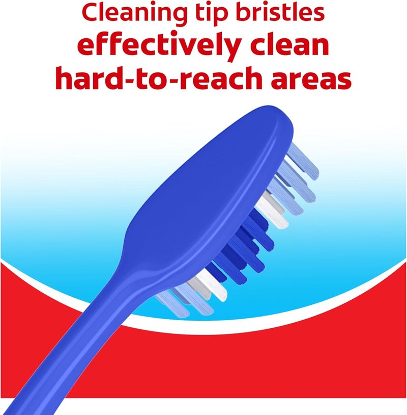 Colgate Extra Clean Toothbrush - Medium Adult Toothbrushes | 6 Pack for Superior Oral Care