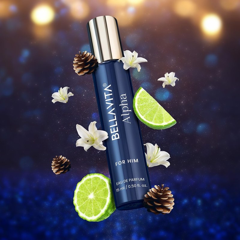 Bellavita Luxury Mood Collection Perfume Gift Set with Alpha, Magnetic, and Fantasy | 45ml | Perfume for Men | Bergamot, Caramel, and Saffron Notes | Long Lasting Men's Fragrance