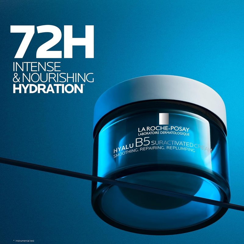 La Roche-Posay Hyalu B5 Anti-Aging Face & Neck Cream - Firming Moisturizer with 3 Types of Hyaluronic Acid, 1.7 fl oz