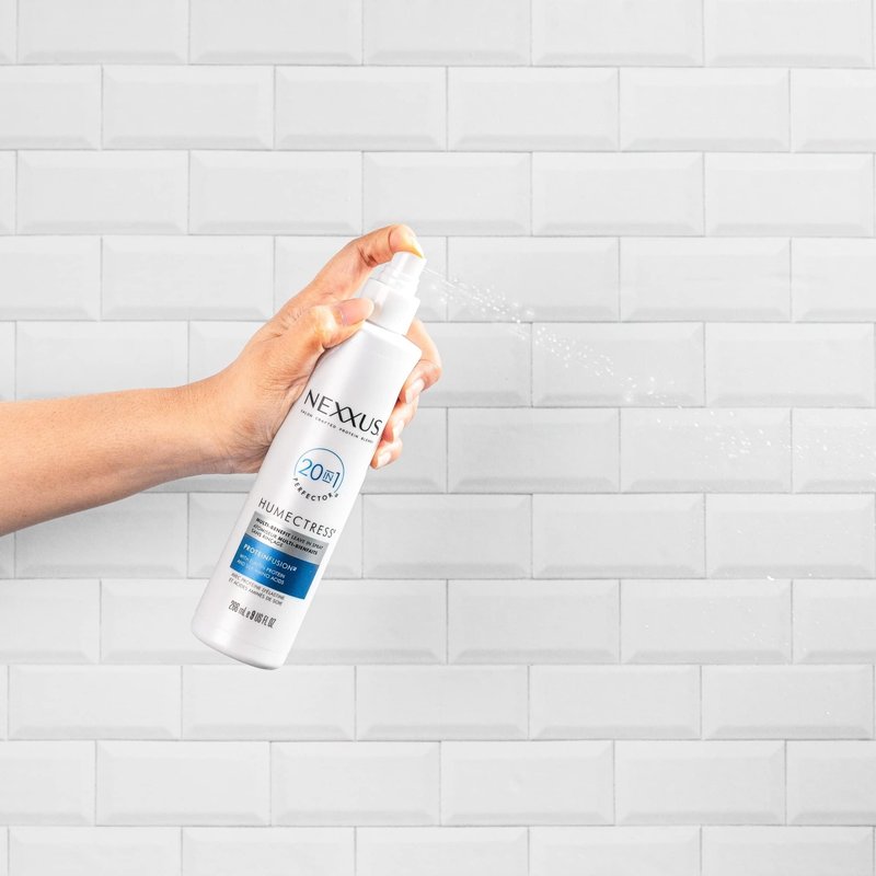 Nexxus Humectress Hair Conditioner 20-in-1 Perfector Leave In Spray for Dry Hair Powered by Polysoft Hydrator Technology with Tri-lipids 9 oz
