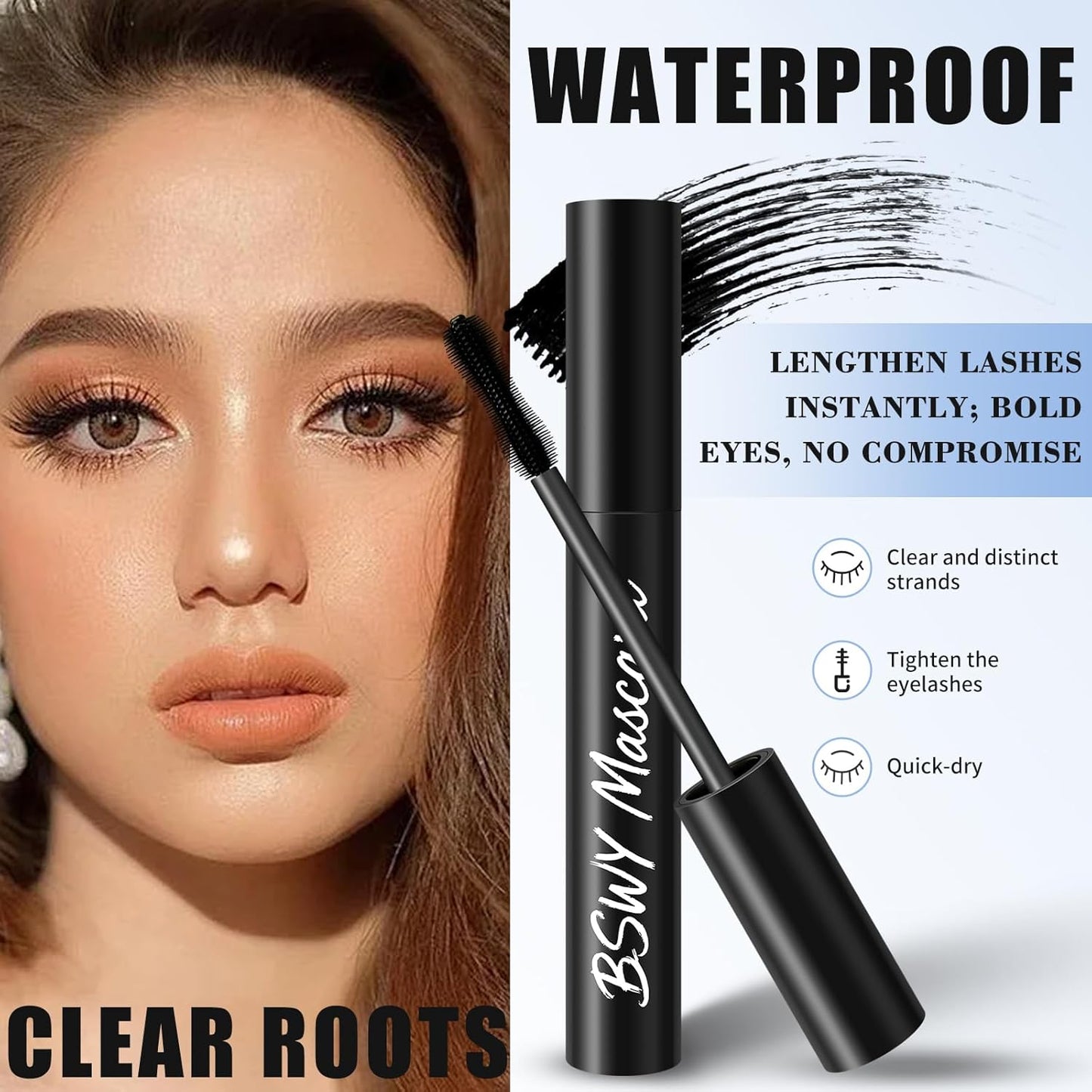 Sky High | Telescopic Tubing Mascara for Women 60+ - Waterproof, Nourishing, Clump-Free & Long-Lasting Definition