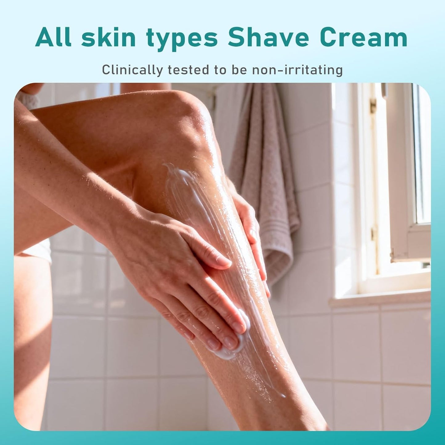 Women's Shaving Cream - Moisturizing Shave Gel for Dry Skin | Travel Size 0.53oz, Pack of 10