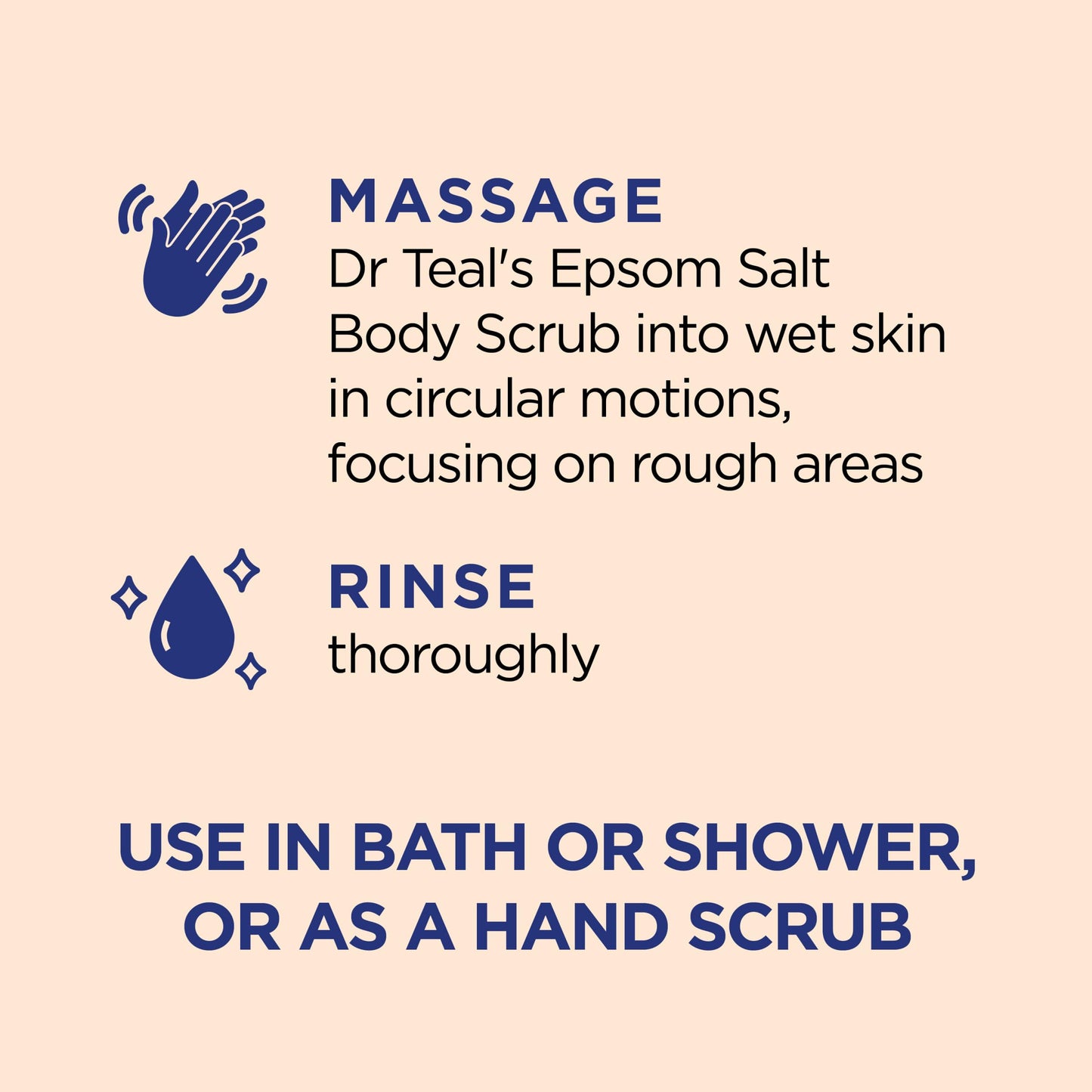 Dr Teal's Pink Himalayan Salt Body Scrub, Glow & Radiance with Pure Epsom Salt & Citrus Essential Oils 16 oz (Pack of 3)