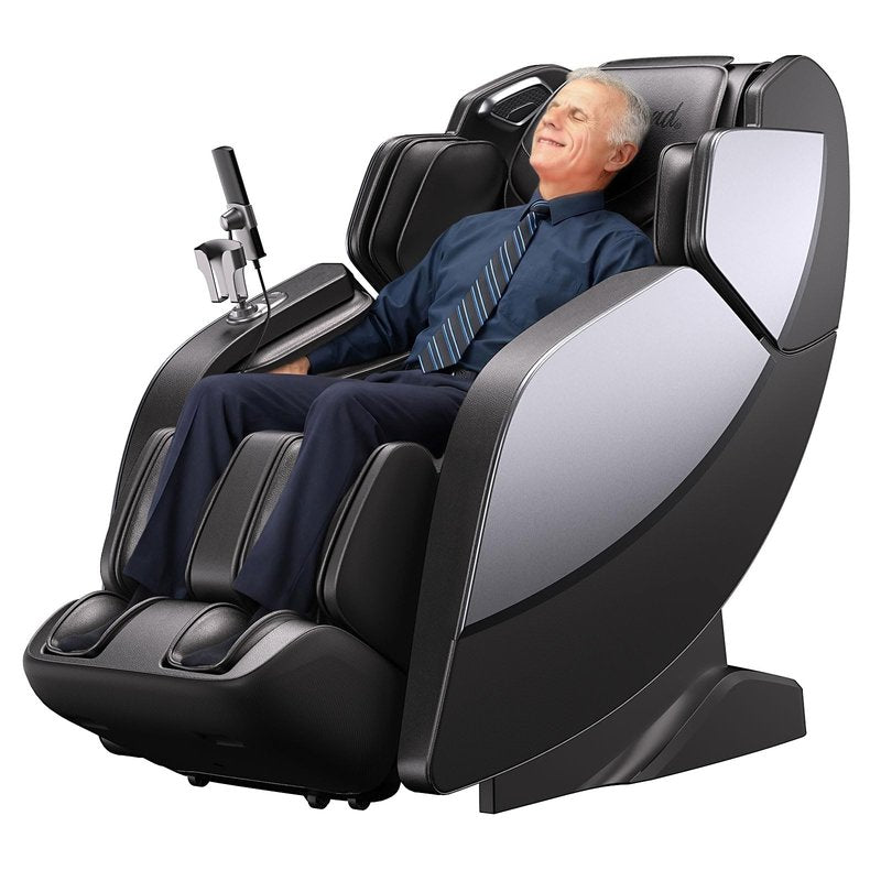 BOB AND BRAD Father's Day Dad Gift iMaster Pro 4D Full Body Massage Chair, Co-Developed with Physical Therapists, 166° Zero Gravity SL-Track Recliner, Voice Control, Heat, Deep Tissue&Auto-Extend Calf