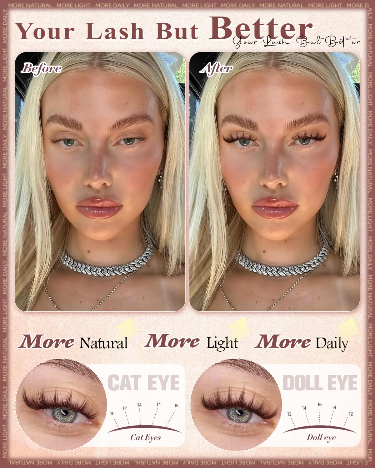 Wtvane Brown Lash Clusters Wispy Eyelash Clusters 10-16mm Manga Cluster Eyelash Extensions Dark Brown Lashes Clusters Spiky Lashes Cluster Eyelashes CD-Curly Individual Lashes for Fairy Eye Look