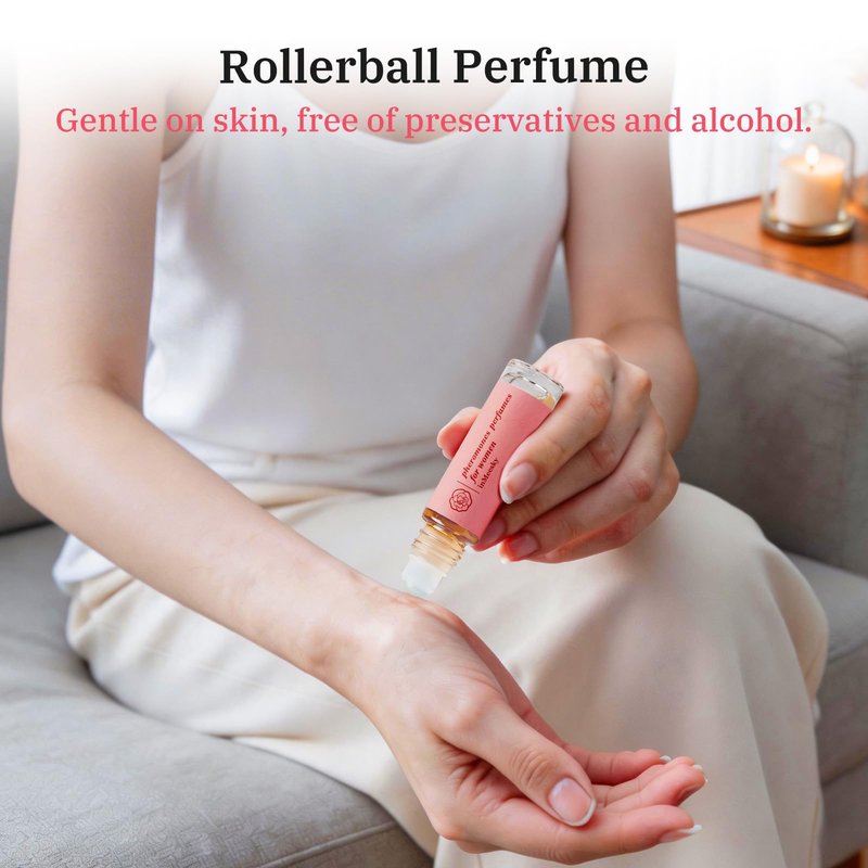 inMeesky Pheromone Perfume for Women,Long-Lasting Vanilla Roll-On,Alluring Essential Perfume Oil for a Memorable Presence 0.34 fl.oz(10ml)