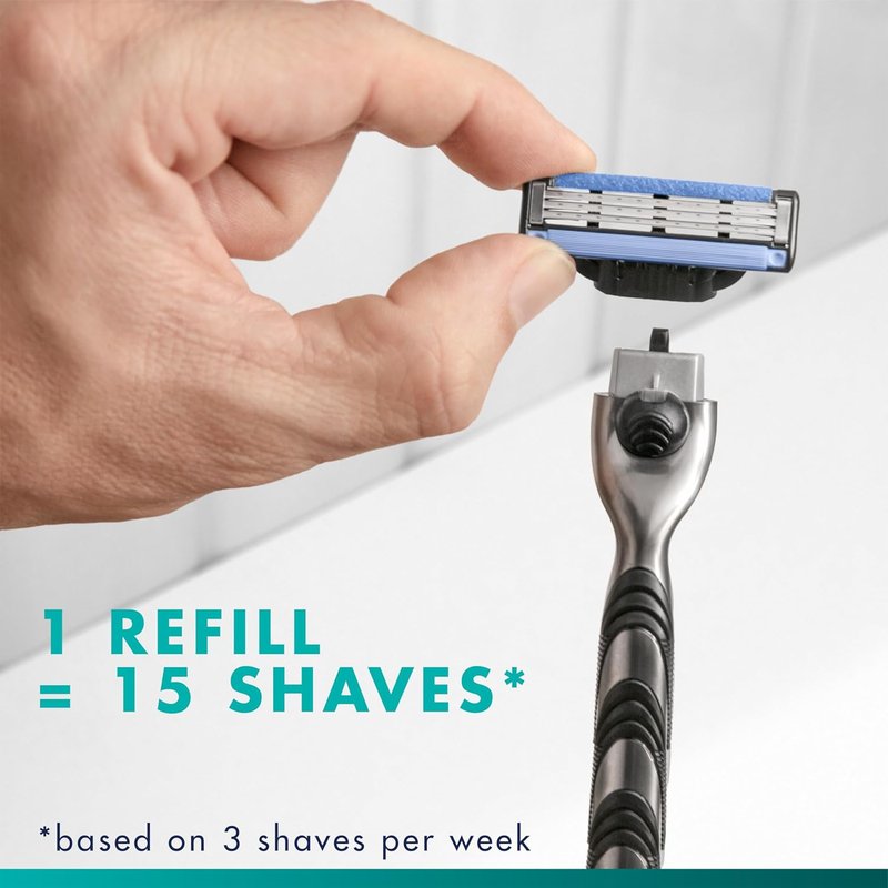 Gillette Mach3 Razor Blade Refills - 10 High-Performance Blades for a Smooth Shave