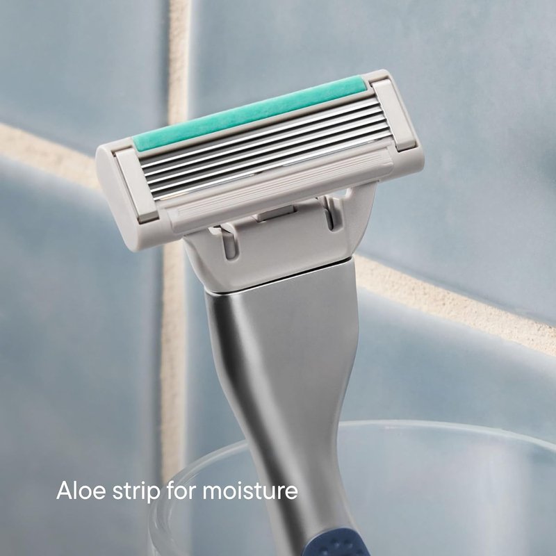 Harry's Plus Razor Refills - 10 Precision Razor Blade Cartridges | Compact Design for Men’s Shaving Kits