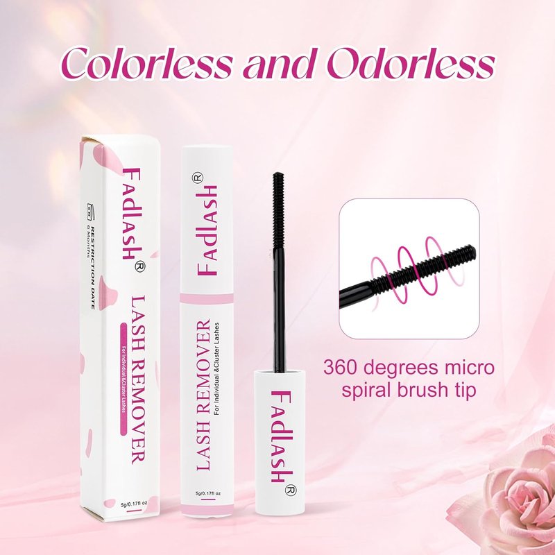 FADLASH Lash Glue Remover - Easy Removal for Lash Extensions | 5ml Clear Formula
