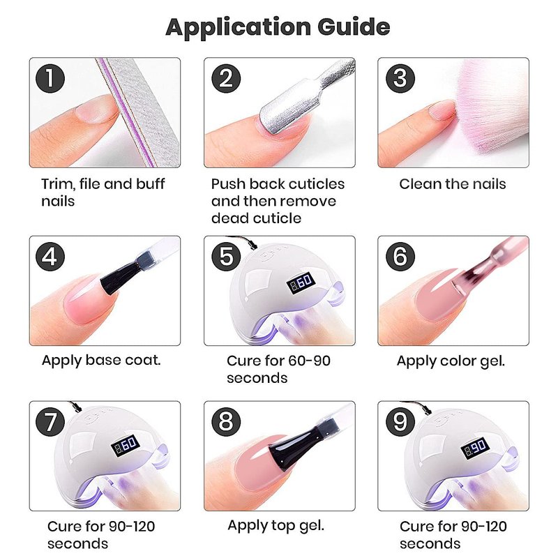 RARJSM Nude Gel Polish Sheer Rose Pink Gel Nail Polish Clear Pink French Manicure Nude Pink Jelly Nail GelPolish Varnish Curing Requires 1pcs 15ml LED UV Gel Soak Off for Home Salon Nail Art DIY